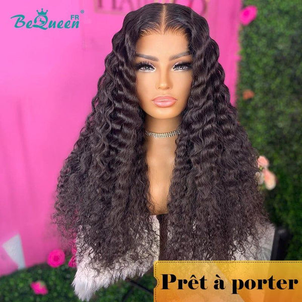 BeQueen "Jessie" Perruque Customisée Longue Deep Wave Prêt à porter Sans Colle 4X4