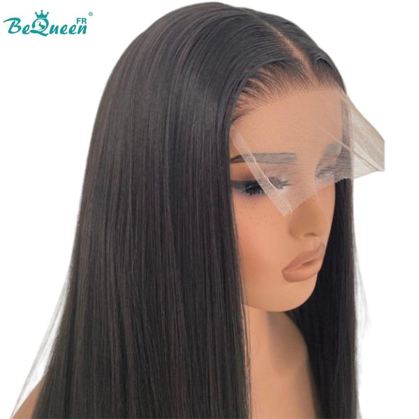 BeQueen "Mina" Perruque Customisée Longue Lisse Pré-max: Pré-épilés+Prêt à porter Sans Colle+Pré-blanchiment 7x5 Raw Hair 200% Densité