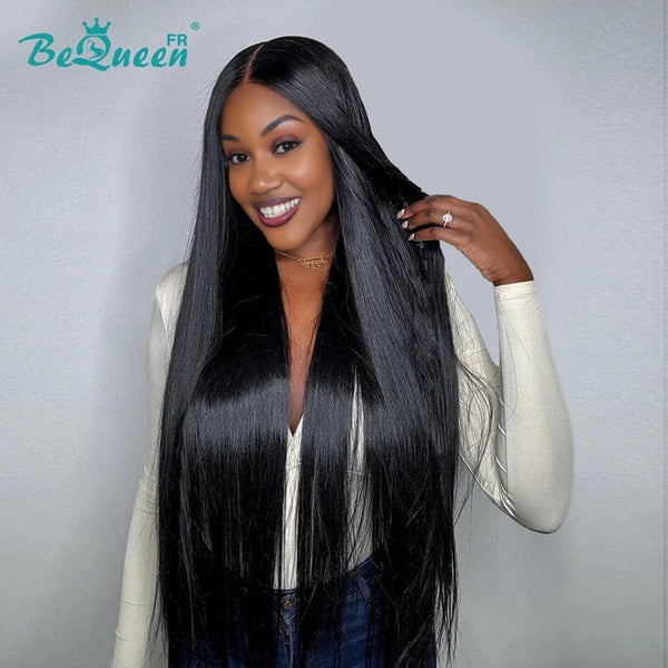 BeQueen „Mina“ lange gerade Perücke mit Spitzenverschluss