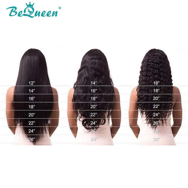 BeQueen Lace Closure Wig 2x6 Kim K Straight Hair