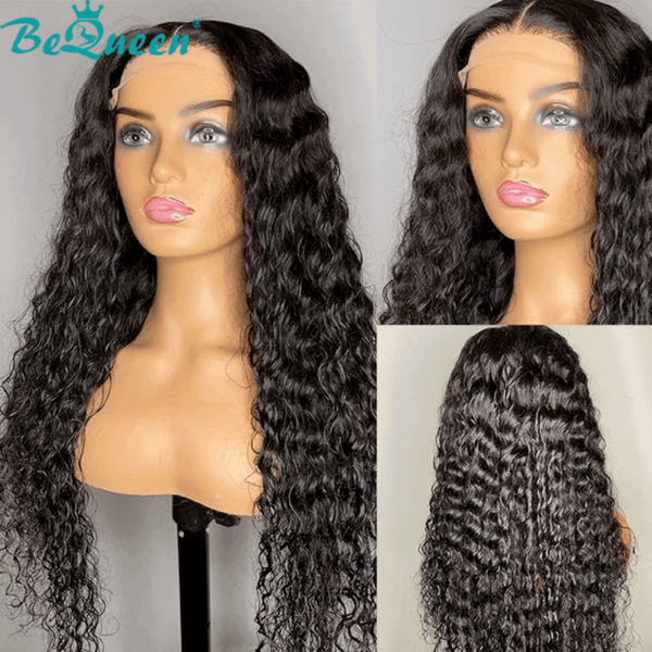 BeQueen Lace Wig Closure 5x5 100% Human Hair 250% Density Great for Dark Skin Tone Women