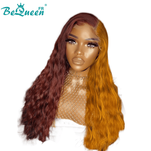 BeQueen "Phoenix"  Perruque Longue Deep Wave avec Lace Closure 4x4