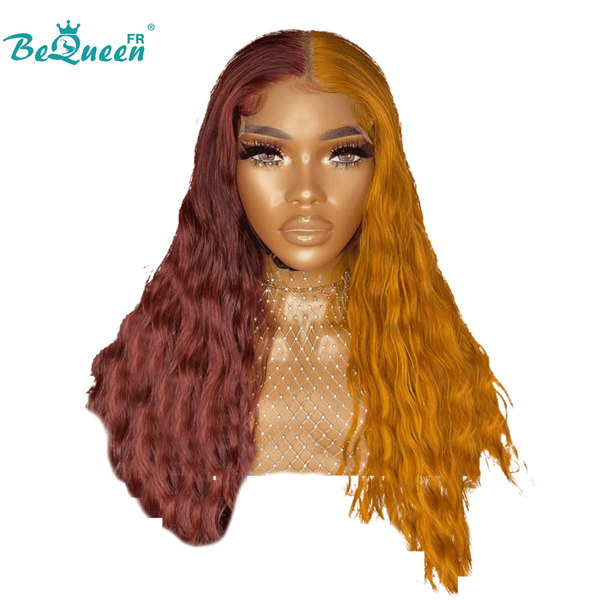 BeQueen "Phoenix"  Perruque Longue Deep Wave avec Lace Closure 4x4