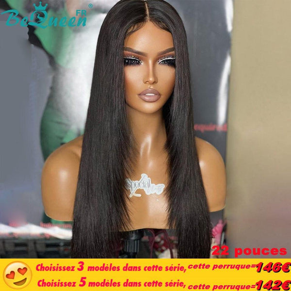 BeQueen Amazing Price „Mina“ lange gerade Perücke mit Spitzenverschluss