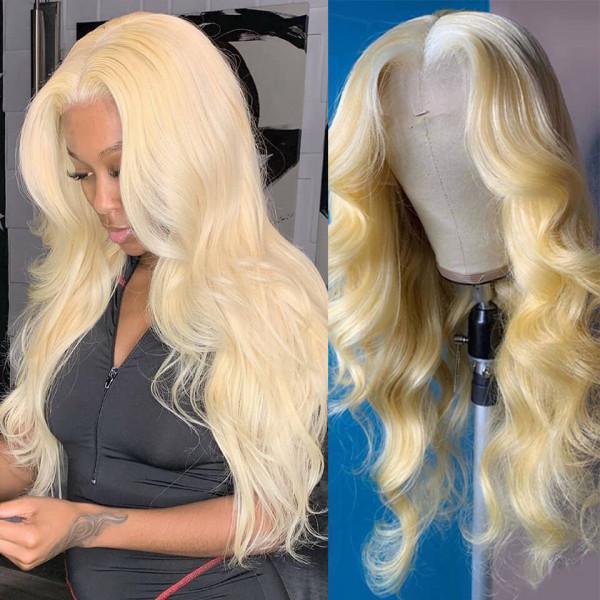 BeQueen "Juliet" Perruque Lisse couleur Blonde avec lace Closure 4x4