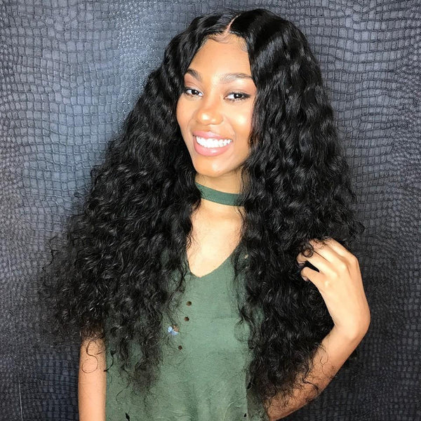 BeQueen Lace Wig Closure 5x5 100% Human Hair 250% Density Great for Dark Skin Tone Women