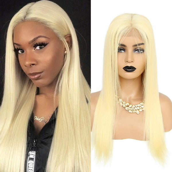 BeQueen "Juliet" Perruque Lisse couleur Blonde avec lace Closure 4x4