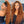 BeQueen Perruque Ombré hair 100% Cheveux humains de couleur Orange Gingembre à Racine Noir