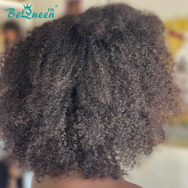 BeQueen “Addi” Perruque Bob Afro Curly Wave avec Lace Frontale 13X4