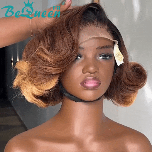 BeQueen “Alessandra” Perruque Bob Body Wave avec Lace Closure 4X4