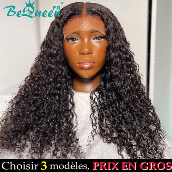 BeQueen "Alice" Perruque Longue Curly Wave avec Lace Closure Prix En Gros
