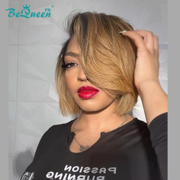 BeQueen “Colette” Straight Bob Wig with 13X4 Lace Front