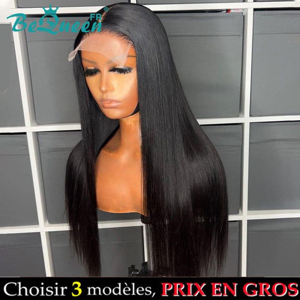 BeQueen "Mina" Long Straight Wig with HD Lace Closure Wholesale Price