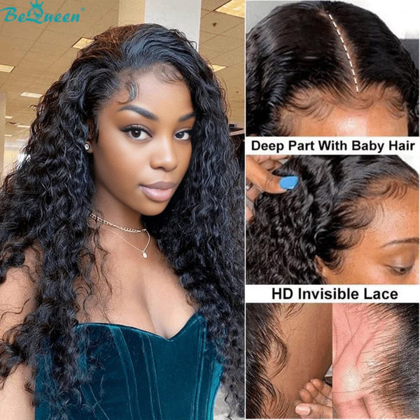 BeQueen Lange HD-Frontalperücke 