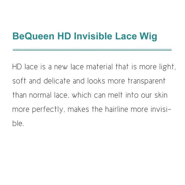 BeQueen Peruca Longa HD Frontal