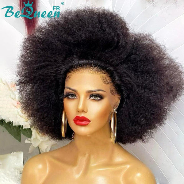 BeQueen Long “Yolaine” Front Curly Afro Wig