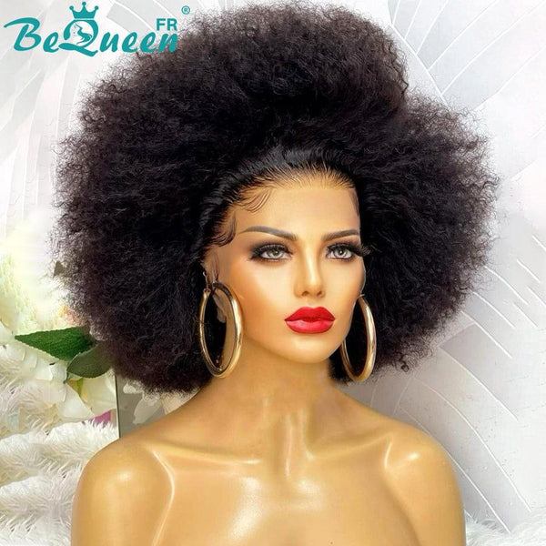 BeQueen Long “Yolaine” Front Curly Afro Wig
