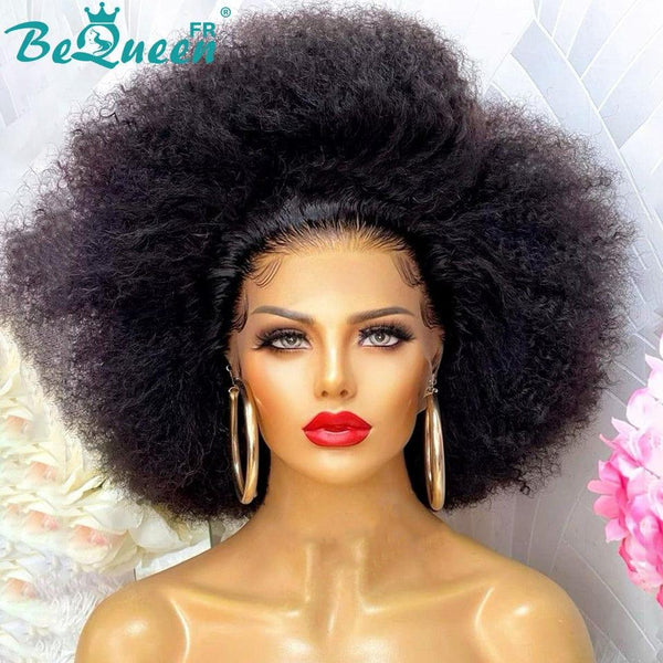 BeQueen Long “Yolaine” Front Curly Afro Wig
