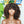BeQueen “Accalia” Perruque Afro Bob Kinky Curly avec Frange à la machine