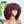 BeQueen “Balbina” Perruque Afro Bob Kinky Curly avec Frange à la machine