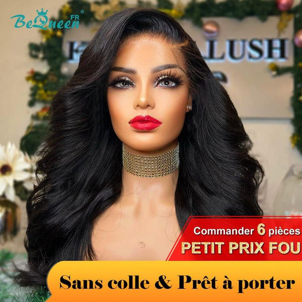 BeQueen "Dania" Customized Long Body Wave Ready-to-Wear Non-Adhesive 13X6 Raw Hair 200% Density Bargain Price FOU