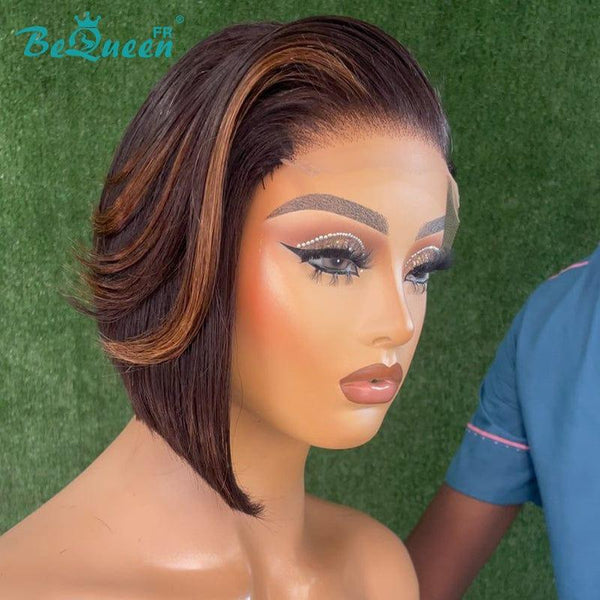 BeQueen “Eilis” Perruque Bob Lisse avec Lace Closure