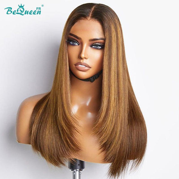 BeQueen "Eva" Customized Long Straight Hair Wig Ready-to-Wear No Glue 4X4 Great Price 