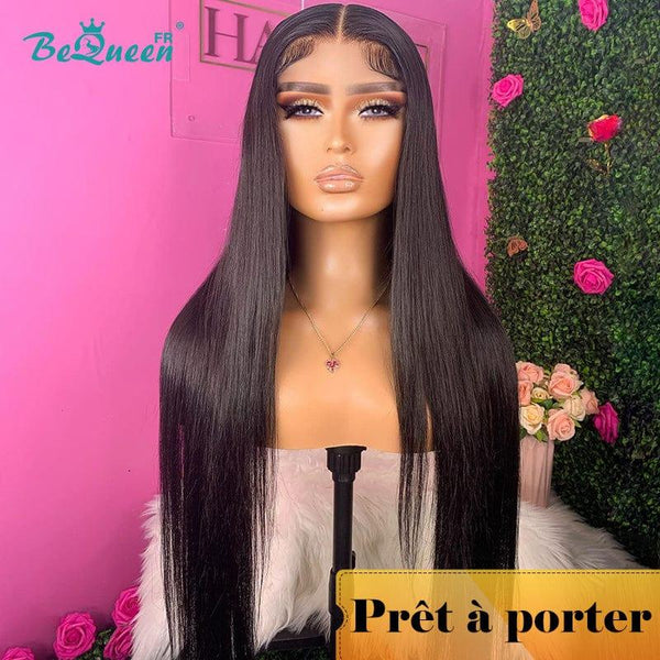 BeQueen "Mina" Customized Long Straight Hair Wig Ready-to-Wear No Glue 4X4 Great Price 