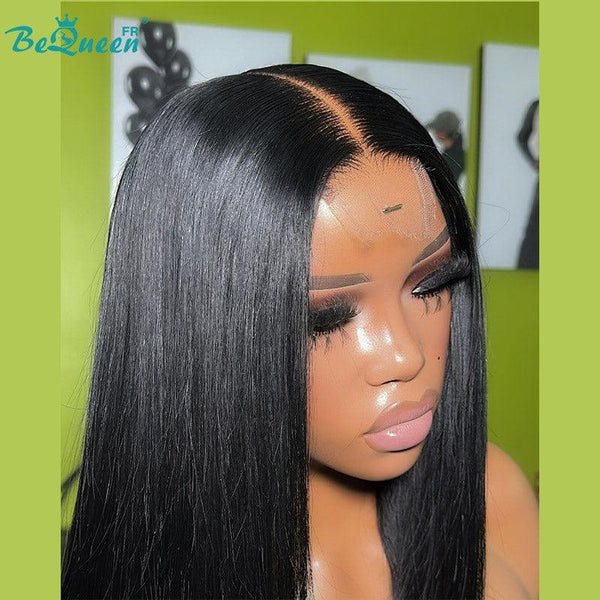 BeQueen "Mina" Long Smooth Lace Closure Wig 2x6 Density 250% Super Cheap Price 