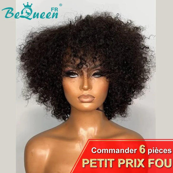 BeQueen Perruque “Addi” en Closure Bob Petit Prix FOU