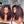 BeQueen “Renile” Perücke Kinky Straight schwarz und braun mit Lace Closure 4*4