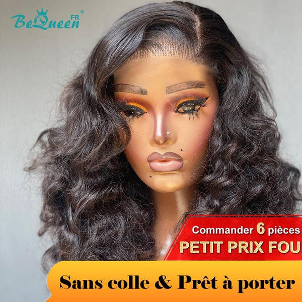 BeQueen "Vera" Customized Wig Bob Natural Wave Ready-to-Wear No Glue 4X4 Great Price 