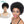 BeQueen Curl Pixie-Haarperücke, braun, Afro-Stil, 100 % Echthaar, maschinell hergestellt 