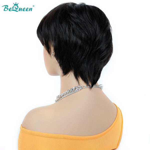 
BeQueen "Sue" Peluca Pixie Liso Corto de máquina