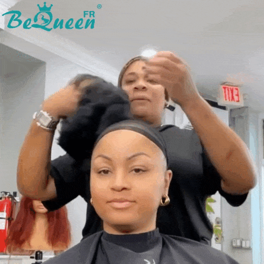 BeQueen  "Ruth" Perruques Pixie Lisse Courte à la machine