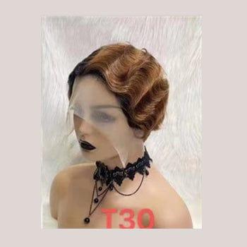 Bequeen Pixie Curly Side Part Wigs