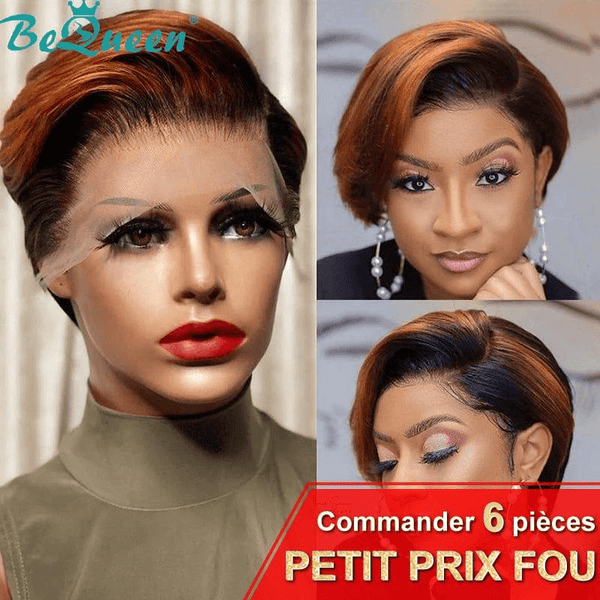 BeQueen Chris Hellbraune Perücke VERRÜCKTLICH niedriger Preis 