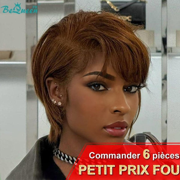 BeQueen "Betty" Lace Front Wig Brown Color CRAZY Low Price