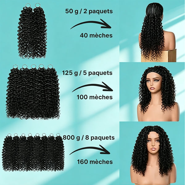 BeQueen Extensões de Cabelo Tissado Feather Loiro Mel Burmese Cacheado 100% cabelo humano